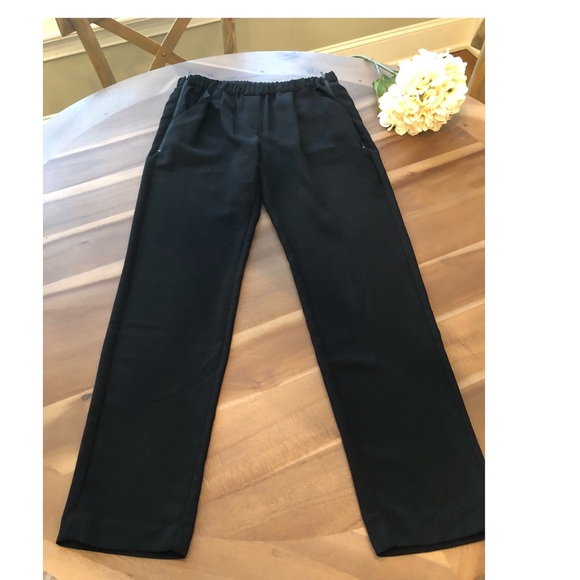 PARKER CROPPED PANTS WITH DUAL HIP ZIPPERS - Picture 1 of 4